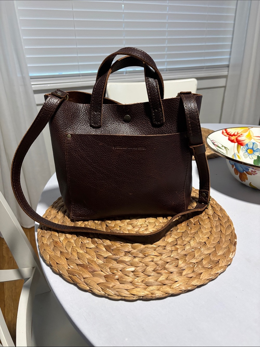 Portland leather tote